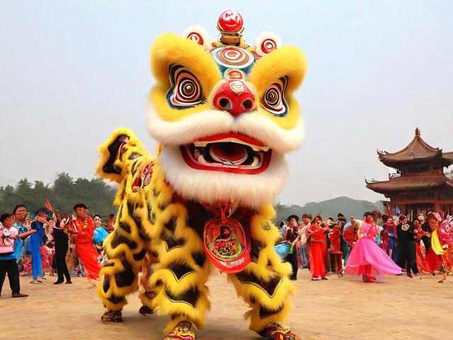 九游体育网站_ 乡村传统舞狮比赛，文化的节奏与运动的激情